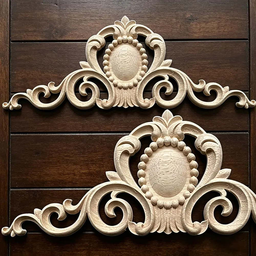20-37cm Wood Carved Corner Appliques Frame Furniture Wall Doors Woodcarving Decal Decorative Wooden Figurines Crafts
20-37cm Wood Carved Corner Appliques Frame Furniture Wall Doors Woodcarving Decal Decorative Wooden Figurines Crafts
