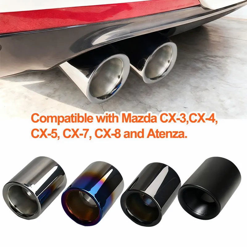 Automobile Exhaust Pipe Sleeve Circular Stainless Steel Tail Throat Muffler Tip Suitable for MAZDA's CX5 Auto Modification Parts
Automobile Exhaust Pipe Sleeve Circular Stainless Steel Tail Throat Muffler Tip Suitable for MAZDA's CX5 Auto Modification Parts