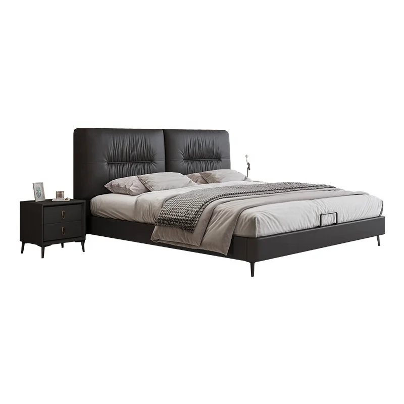 Wholesale Price Modern Luxury Simple Designs Bedroom Furniture Wooden Frame Soft king Size Up-holstered Ecological Leather Bed
Wholesale Price Modern Luxury Simple Designs Bedroom Furniture Wooden Frame Soft king Size Up-holstered Ecological Leather Bed