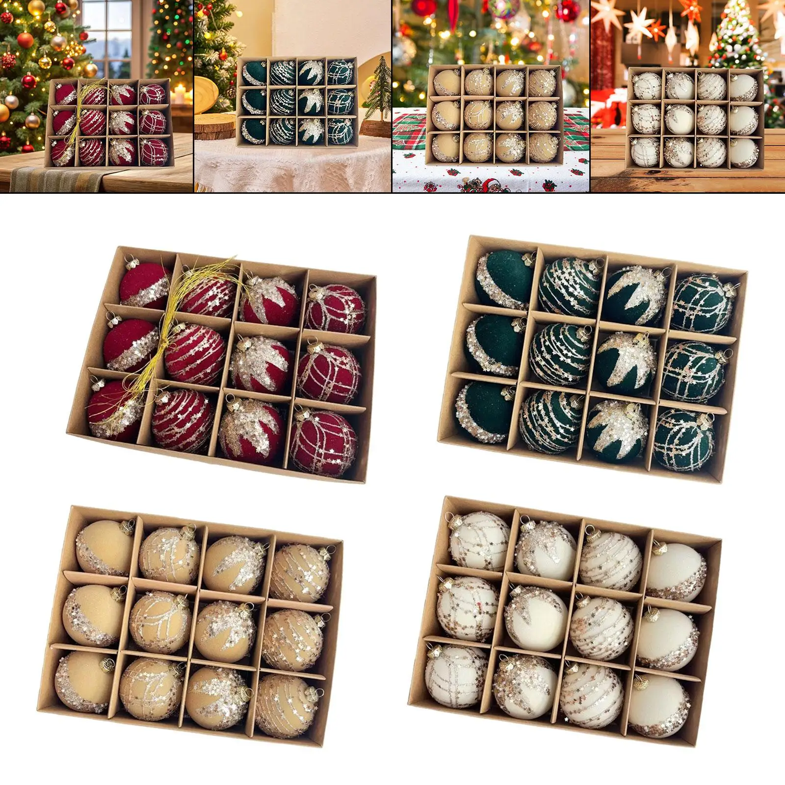 12x блестящий рождественский шар, украшение для праздника, подвесное украшение, небьющиеся декоративные 2,36 дюйма для вечеринки, фестиваля, сезонного
12x блестящий рождественский шар, украшение для праздника, подвесное украшение, небьющиеся декоративные 2,36 дюйма для вечеринки, фестиваля, сезонного