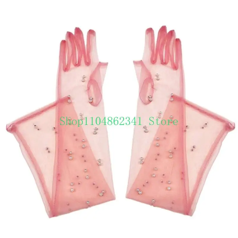 652F Tulle Gloves Pearls Studded for Opera Stage Nightclub Bar Bridal Prom Gloves
652F Tulle Gloves Pearls Studded for Opera Stage Nightclub Bar Bridal Prom Gloves