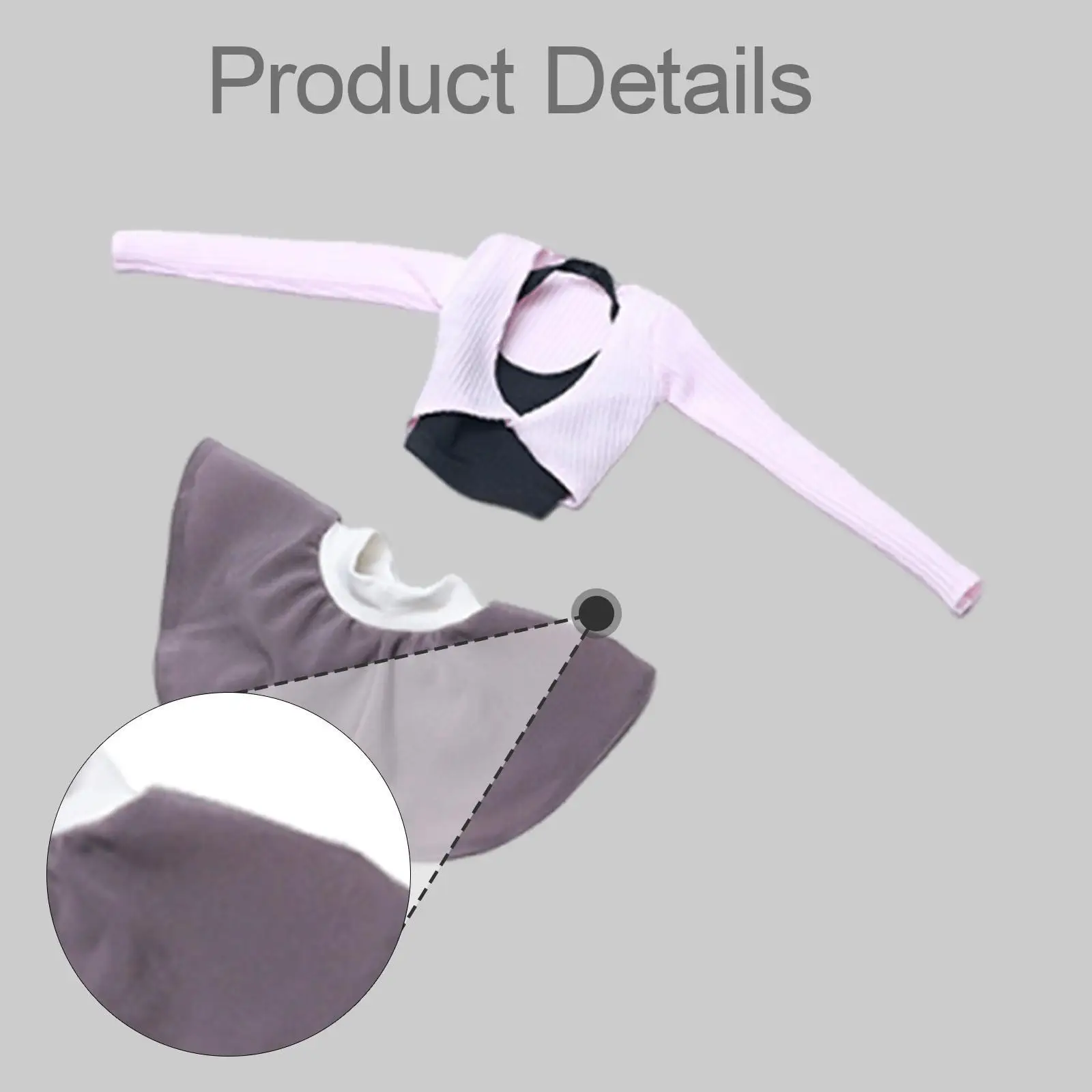 Премиальный тканевый комплект: миниатюрная юбка, топ и спортивный костюм для женских фигурок 1/6, аксессуары для переодевания.
Премиальный тканевый комплект: миниатюрная юбка, топ и спортивный костюм для женских фигурок 1/6, аксессуары для переодевания.