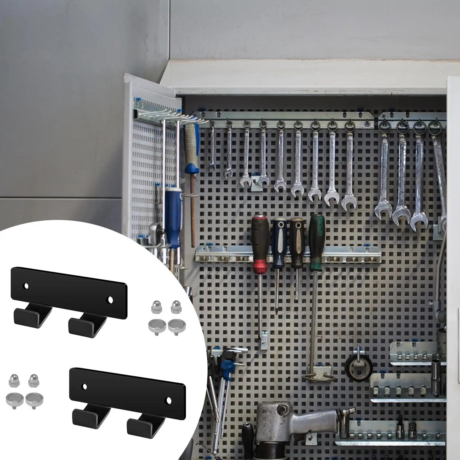 2 держателя для ключей с патроном, металлический органайзер, сверхмощная, прочная, легко устанавливаемая вешалка для гаража
2 держателя для ключей с патроном, металлический органайзер, сверхмощная, прочная, легко устанавливаемая вешалка для гаража