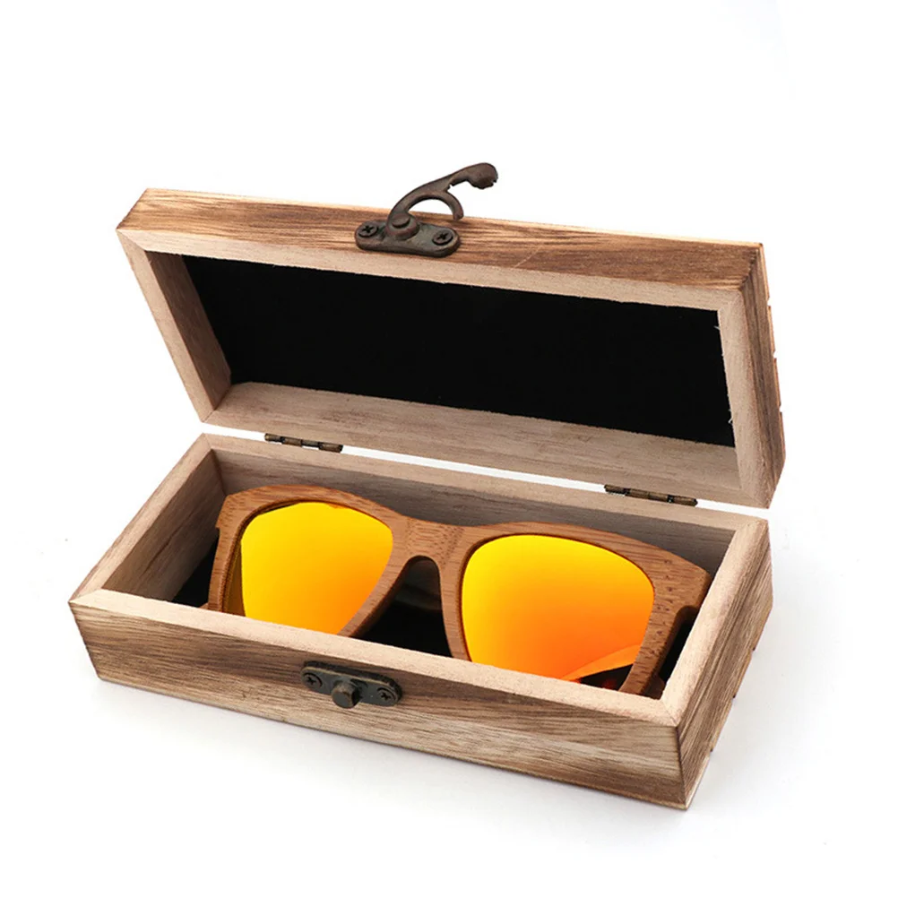 1pc Bamboo Wood Eyeglass Box Vintage Wooden Sunglasses Case Portable Dustproof Scratch Resistant Storage For Metal Wooden
1pc Bamboo Wood Eyeglass Box Vintage Wooden Sunglasses Case Portable Dustproof Scratch Resistant Storage For Metal Wooden