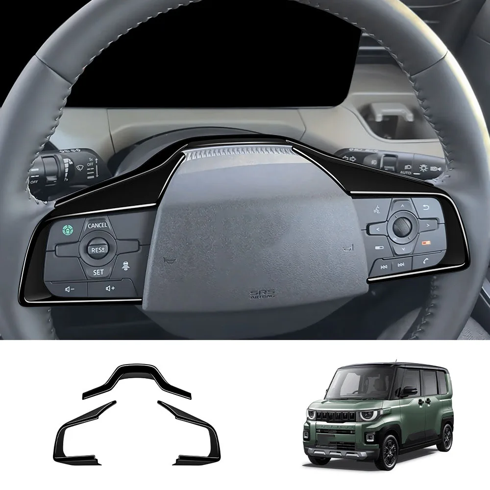 For Mitsubishi Delica MINI 2025 2026 ABS Carbon Fiber Black Car Steering Wheel button control Frame Trim Sticker Accessories
For Mitsubishi Delica MINI 2025 2026 ABS Carbon Fiber Black Car Steering Wheel button control Frame Trim Sticker Accessories