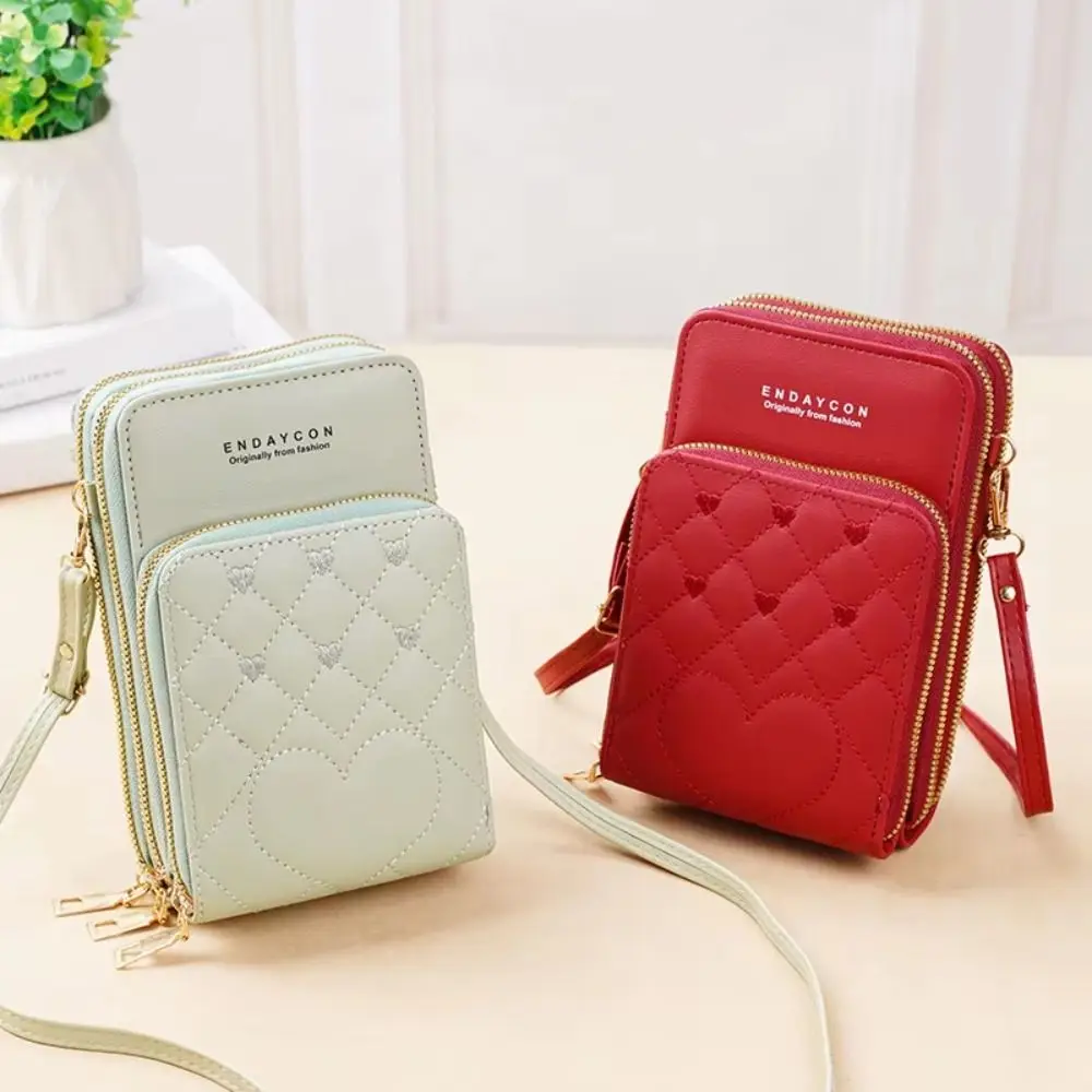 Multi-Functional Women's Mobile Phone Bag Three-layer Zipper Small Shoulder Bag Adjustable Strap Lightweight
Multi-Functional Women's Mobile Phone Bag Three-layer Zipper Small Shoulder Bag Adjustable Strap Lightweight