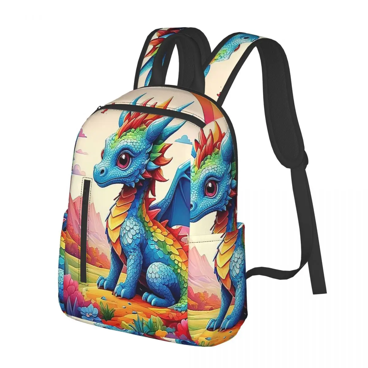 Colorful Little Dragons Flowers Student Backpack School Bag Hiking Travel Daypack for Men Women Bookbag Shoulder Bags
Colorful Little Dragons Flowers Student Backpack School Bag Hiking Travel Daypack for Men Women Bookbag Shoulder Bags