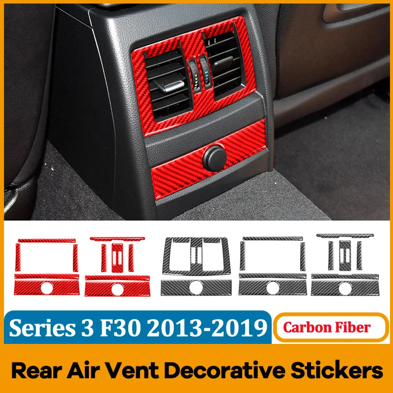 For BMW 3 Series F30 F35 2013-2019 Real Carbon Fiber Rear Exhaust Vent Decorative Stickers Car Interior Modification Accessories
For BMW 3 Series F30 F35 2013-2019 Real Carbon Fiber Rear Exhaust Vent Decorative Stickers Car Interior Modification Accessories