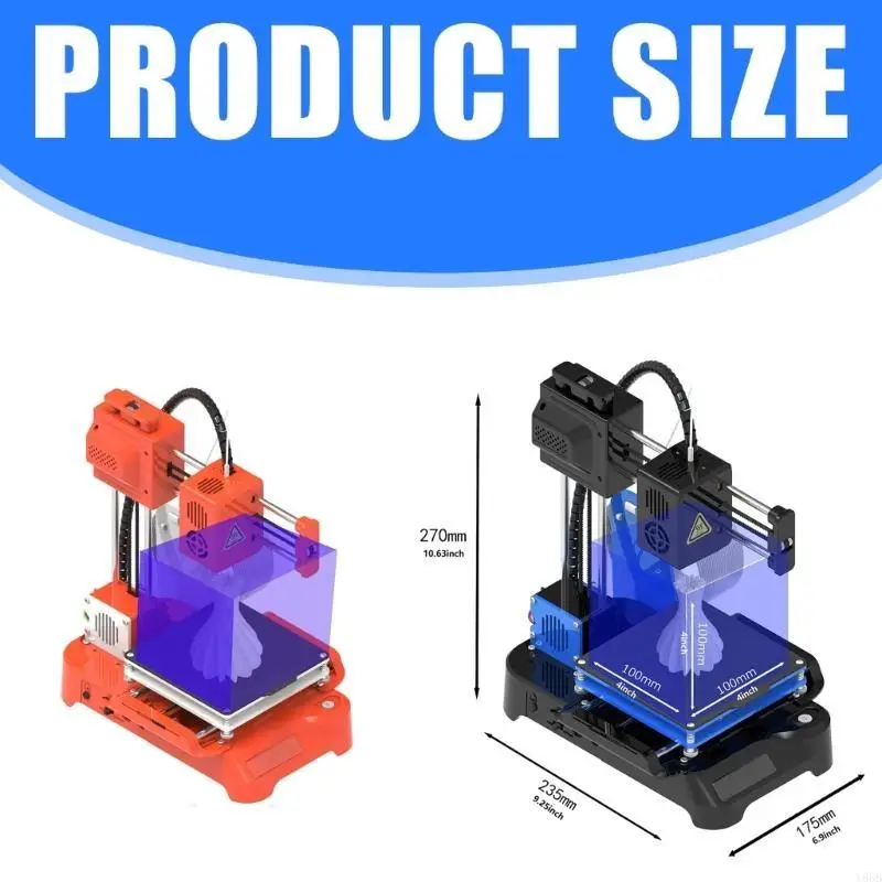 Y88B Portable 3D Printer for Beginners FDM Printing with Fast Heating Up USB Connection and Memory Card Slot for New Users
Y88B Portable 3D Printer for Beginners FDM Printing with Fast Heating Up USB Connection and Memory Card Slot for New Users
