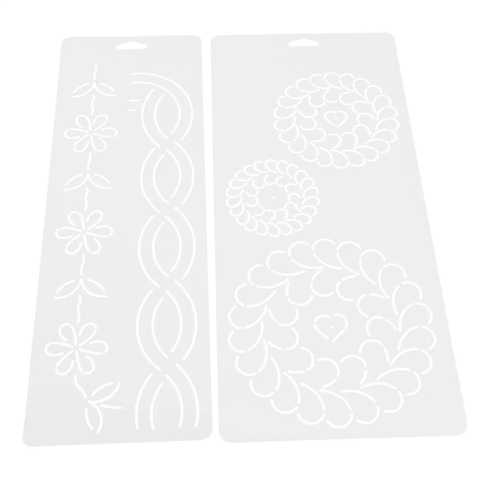 2Pcs Cross Stitch Templates Quilting Supplies Plastic Cutting Patterns Transparent Tracing Boards Embroidery Craft Tools
2Pcs Cross Stitch Templates Quilting Supplies Plastic Cutting Patterns Transparent Tracing Boards Embroidery Craft Tools