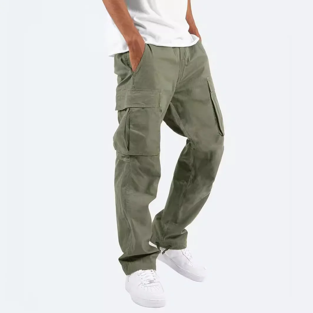 FGKKS New Cargo Pants Men's Loose Style Straight Multi-pocket Solid Color Versatile Work Wear Pants Cotton Casual Male Trousers
FGKKS New Cargo Pants Men's Loose Style Straight Multi-pocket Solid Color Versatile Work Wear Pants Cotton Casual Male Trousers