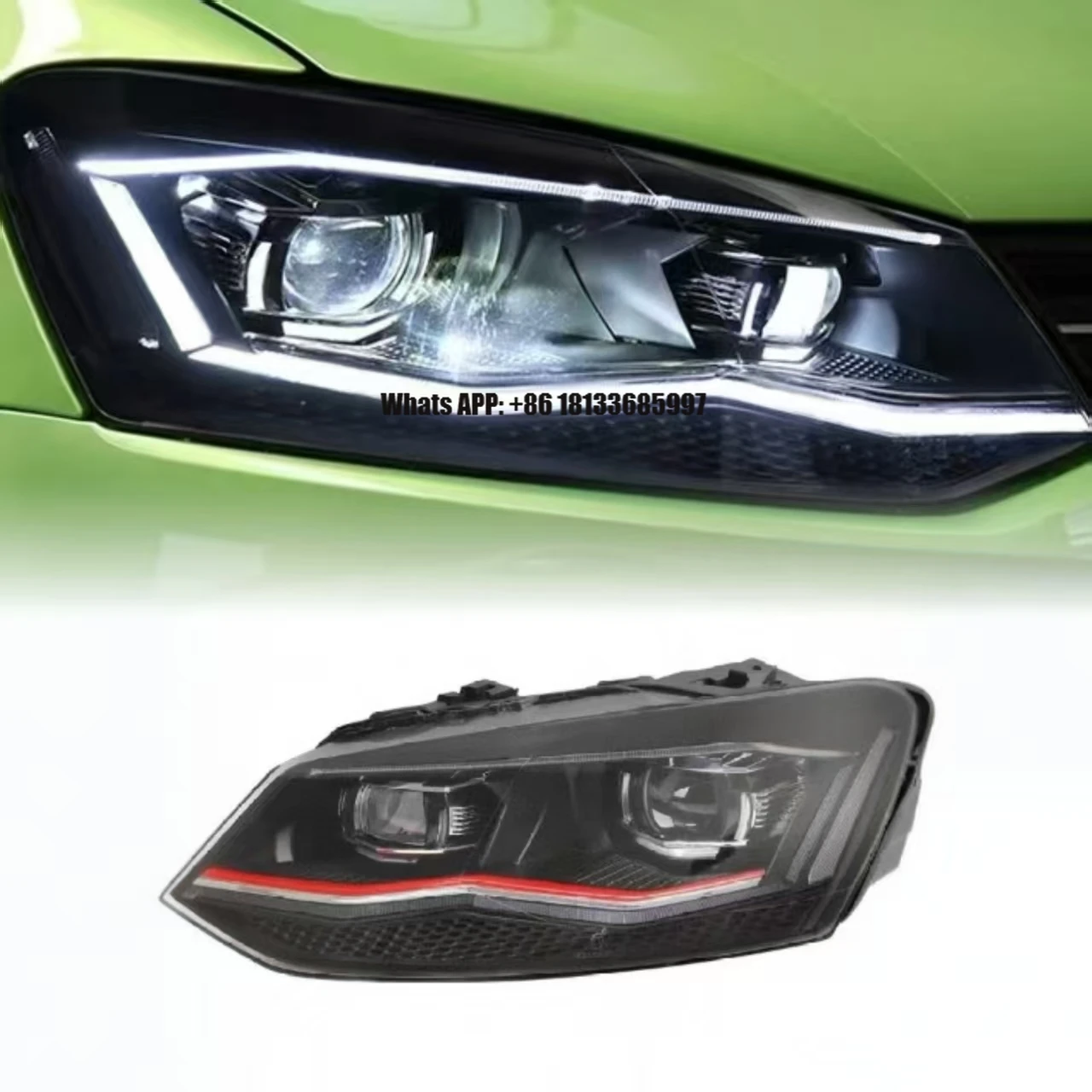 Новые светодиодные фары для VW Polo 2011-2016, установка Plug-and-Play, 12В, аксессуар для автомобиля
Новые светодиодные фары для VW Polo 2011-2016, установка Plug-and-Play, 12В, аксессуар для автомобиля