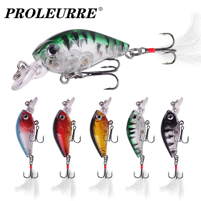 1 Pcs Crank Fishing Lure 4.5cm 3.6g Floating Wobbler Plastic Artificial Bait With Feather Hooks Bass Carp Crankbaits Tackle
1 Pcs Crank Fishing Lure 4.5cm 3.6g Floating Wobbler Plastic Artificial Bait With Feather Hooks Bass Carp Crankbaits Tackle