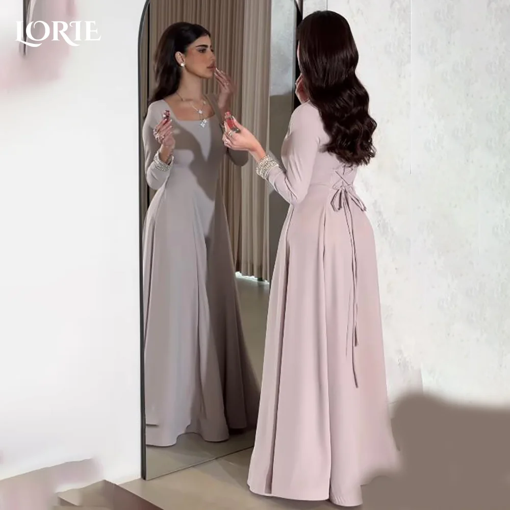 LORIE Modern Muslim Formal Evening Dresses Elegant Bobycon Long Sleeve Floor Length Arabia Prom Gown Saudi Party Gown Customized
LORIE Modern Muslim Formal Evening Dresses Elegant Bobycon Long Sleeve Floor Length Arabia Prom Gown Saudi Party Gown Customized