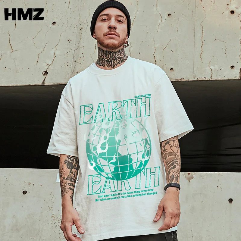 Футболка HMZ мужская с принтом земли, хлопковая рубашка в стиле хип-хоп, уличная одежда, топ с коротким рукавом в стиле Харадзюку, уличная одежда, лето 2022
Футболка HMZ мужская с принтом земли, хлопковая рубашка в стиле хип-хоп, уличная одежда, топ с коротким рукавом в стиле Харадзюку, уличная одежда, лето 2022