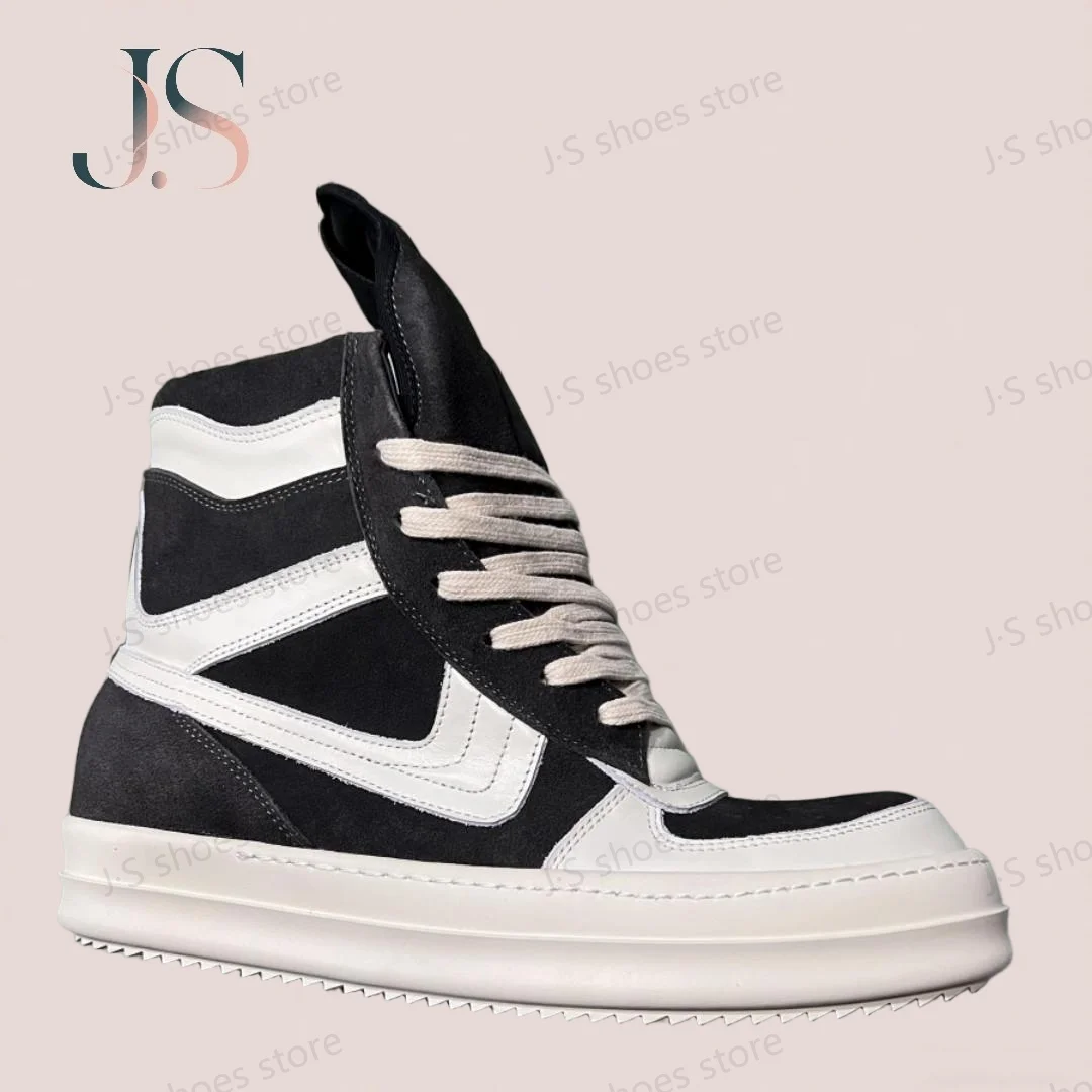 Ro Geobasket Boots Dark Grey Suede White Leather High Top Shoe Cowhide Sneakers Men Shoes Zipper Women Casual Sneaker Ankle Boot
Ro Geobasket Boots Dark Grey Suede White Leather High Top Shoe Cowhide Sneakers Men Shoes Zipper Women Casual Sneaker Ankle Boot