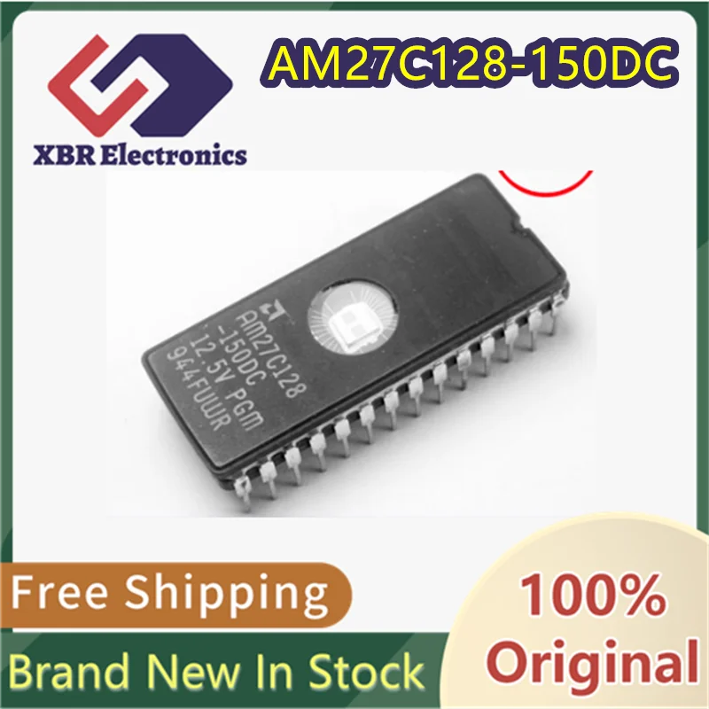 (5/50 pieces) AM27C128 AM27C128-150DC CDIP-28 Memory Chip - Brand New Original Product - In Stock, Fast Shipping
(5/50 pieces) AM27C128 AM27C128-150DC CDIP-28 Memory Chip - Brand New Original Product - In Stock, Fast Shipping