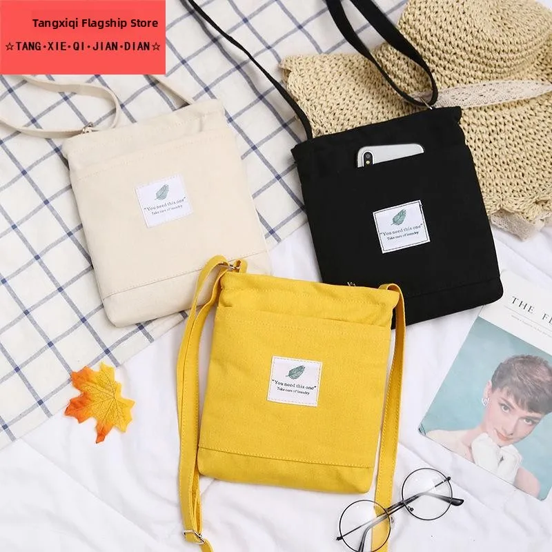 Canvas Small Crossbody Bag for Women Student Stylish Versatile Mobile Phone Bag Cute Personality Coin Purse Simple Design 202...
Canvas Small Crossbody Bag for Women Student Stylish Versatile Mobile Phone Bag Cute Personality Coin Purse Simple Design 202...