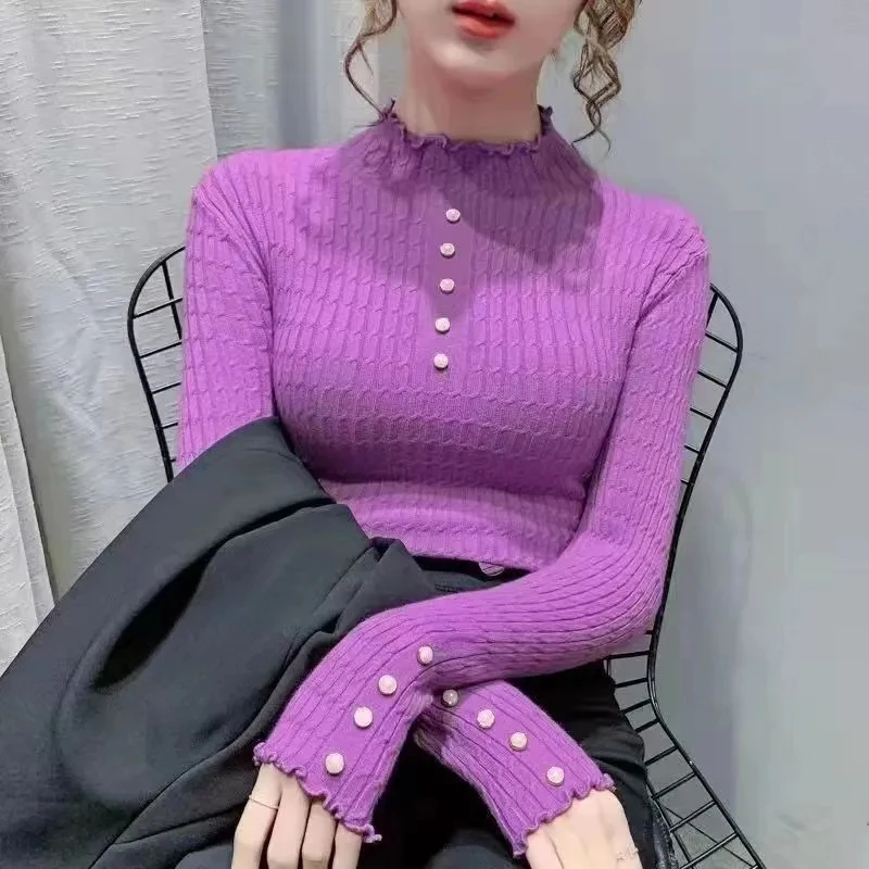 Pull Femme Hiver 2023 Basic Turtleneck Women Sweater Pullover Knitted Long Sleeve Vintage Autumn Winter Slim Black Knit Sweaters
Pull Femme Hiver 2023 Basic Turtleneck Women Sweater Pullover Knitted Long Sleeve Vintage Autumn Winter Slim Black Knit Sweaters