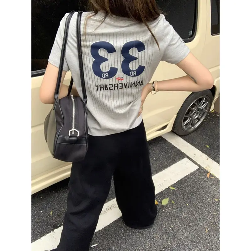Lazy Style Letter Printing Short Sleeve Tops Summer New Korean O-neck Slim Youth Fashion T Shirts Casual Trend Women Clothing
Lazy Style Letter Printing Short Sleeve Tops Summer New Korean O-neck Slim Youth Fashion T Shirts Casual Trend Women Clothing