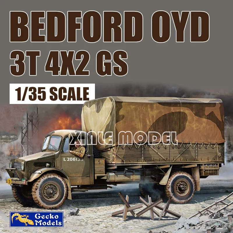 Gecko model plastic assembly model truck kit 35GM0153 Badford OYD 3 tons 4x2 general purpose truck 1/35 DIY toy
Gecko model plastic assembly model truck kit 35GM0153 Badford OYD 3 tons 4x2 general purpose truck 1/35 DIY toy
