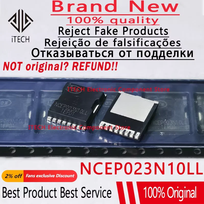 10 шт./лот, оригинальный NCEP023N10LL 023N10L TOLL N-канальный 100В 300А силовой MOSFET транзистор с полевым эффектом, 100% новый и оригинальный
10 шт./лот, оригинальный NCEP023N10LL 023N10L TOLL N-канальный 100В 300А силовой MOSFET транзистор с полевым эффектом, 100% новый и оригинальный