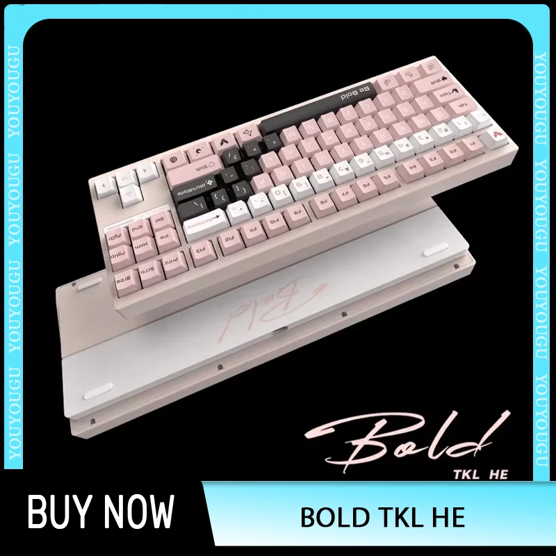 Morkblade Bold TKL HE Механическая клавиатура Магнитный переключатель Алюминиевый сплав 8000 Гц Rt0.01 мм Игровая клавиатура ПК Аксессуар на заказ
Morkblade Bold TKL HE Механическая клавиатура Магнитный переключатель Алюминиевый сплав 8000 Гц Rt0.01 мм Игровая клавиатура ПК Аксессуар на заказ