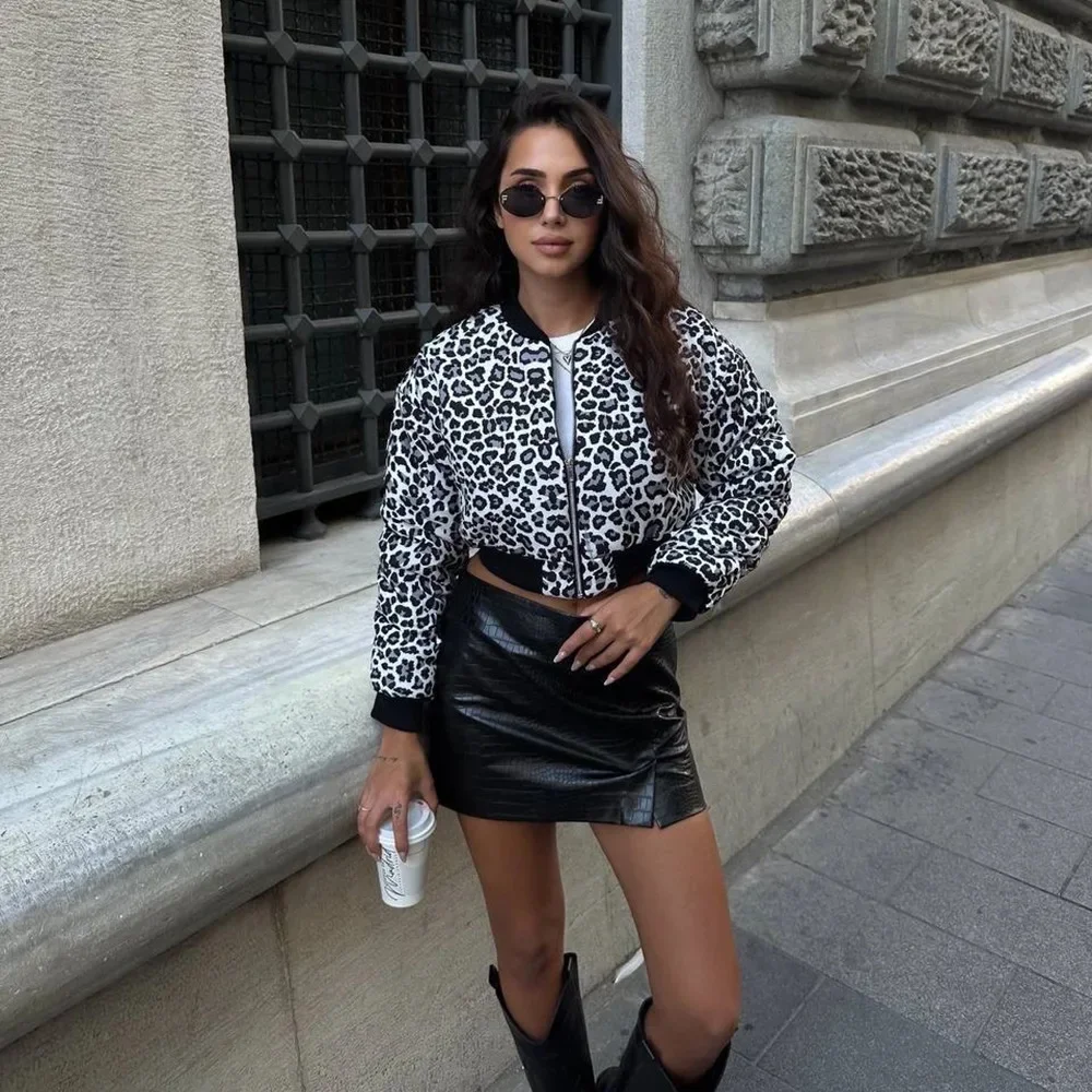 Cropped Racer Jacket Abstract Animal Print Eco-Bonded Velvet Underground Runway Collar Contrast Zipper Transitional Fall Luxe
Cropped Racer Jacket Abstract Animal Print Eco-Bonded Velvet Underground Runway Collar Contrast Zipper Transitional Fall Luxe
