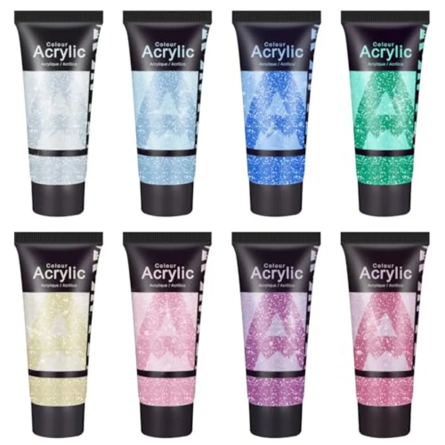 Galaxy Acrylic Paint Set - Twinkle/ 21ml Tubes Sparkling Art Paints for Holiday Crafts Decor Non Toxic Art Supplies for DIY Pro
Galaxy Acrylic Paint Set - Twinkle/ 21ml Tubes Sparkling Art Paints for Holiday Crafts Decor Non Toxic Art Supplies for DIY Pro