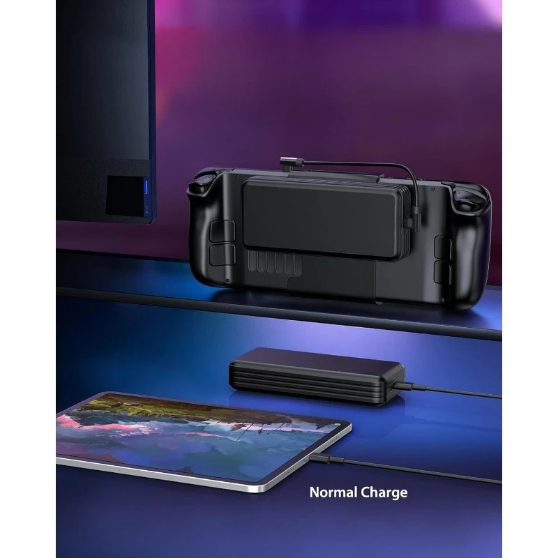 Magnetic Power Bank Compatible with Steam Deck, 20000mAh 45W PD Fast 3.0 Charging Portable Battery Bank, External Battery Pack
Magnetic Power Bank Compatible with Steam Deck, 20000mAh 45W PD Fast 3.0 Charging Portable Battery Bank, External Battery Pack