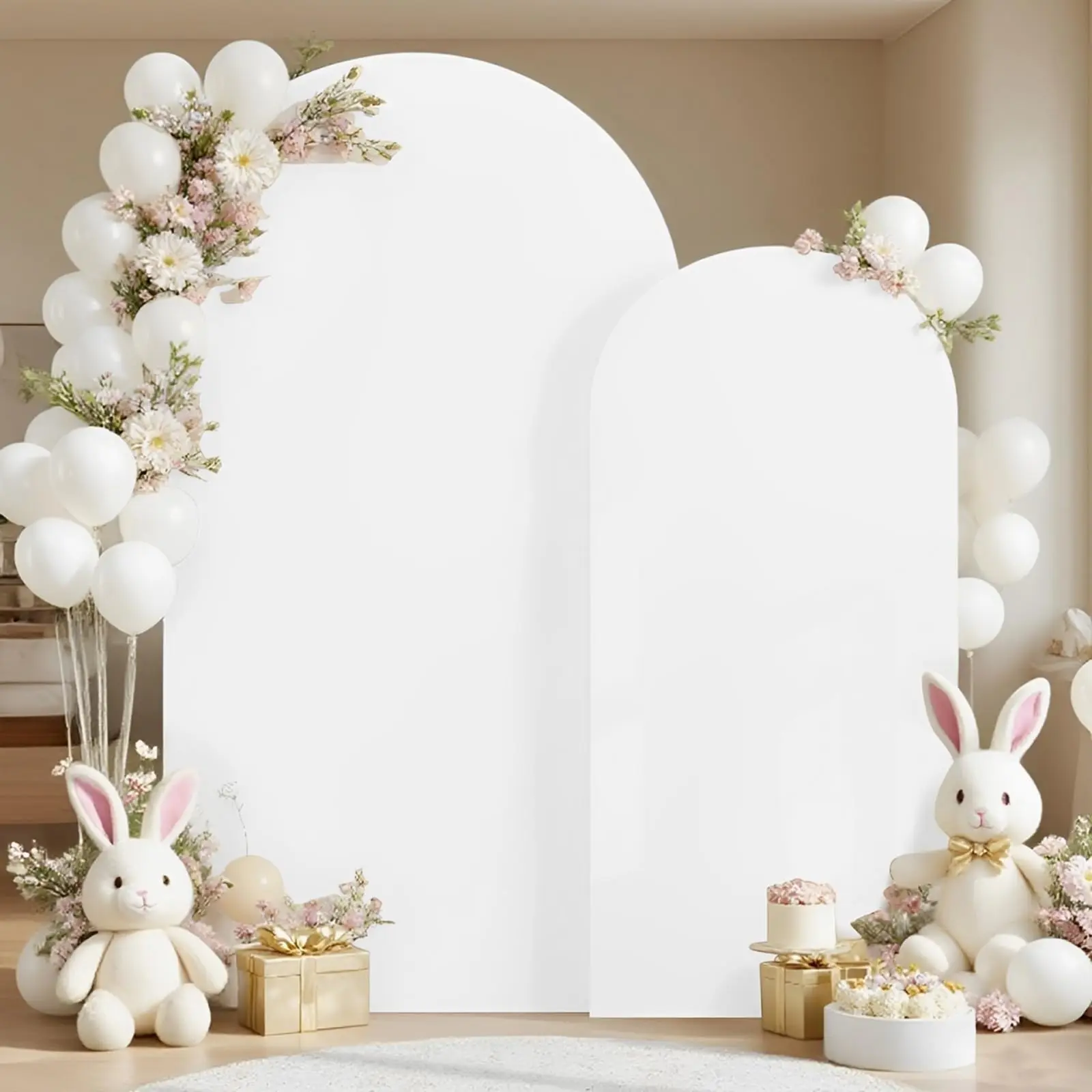 Набор из 2-х белых чехлов для арки, чехлы для арки из спандекса длиной 6,5 футов и 7,2 фута для украшения свадьбы, дня рождения, вечеринки
Набор из 2-х белых чехлов для арки, чехлы для арки из спандекса длиной 6,5 футов и 7,2 фута для украшения свадьбы, дня рождения, вечеринки