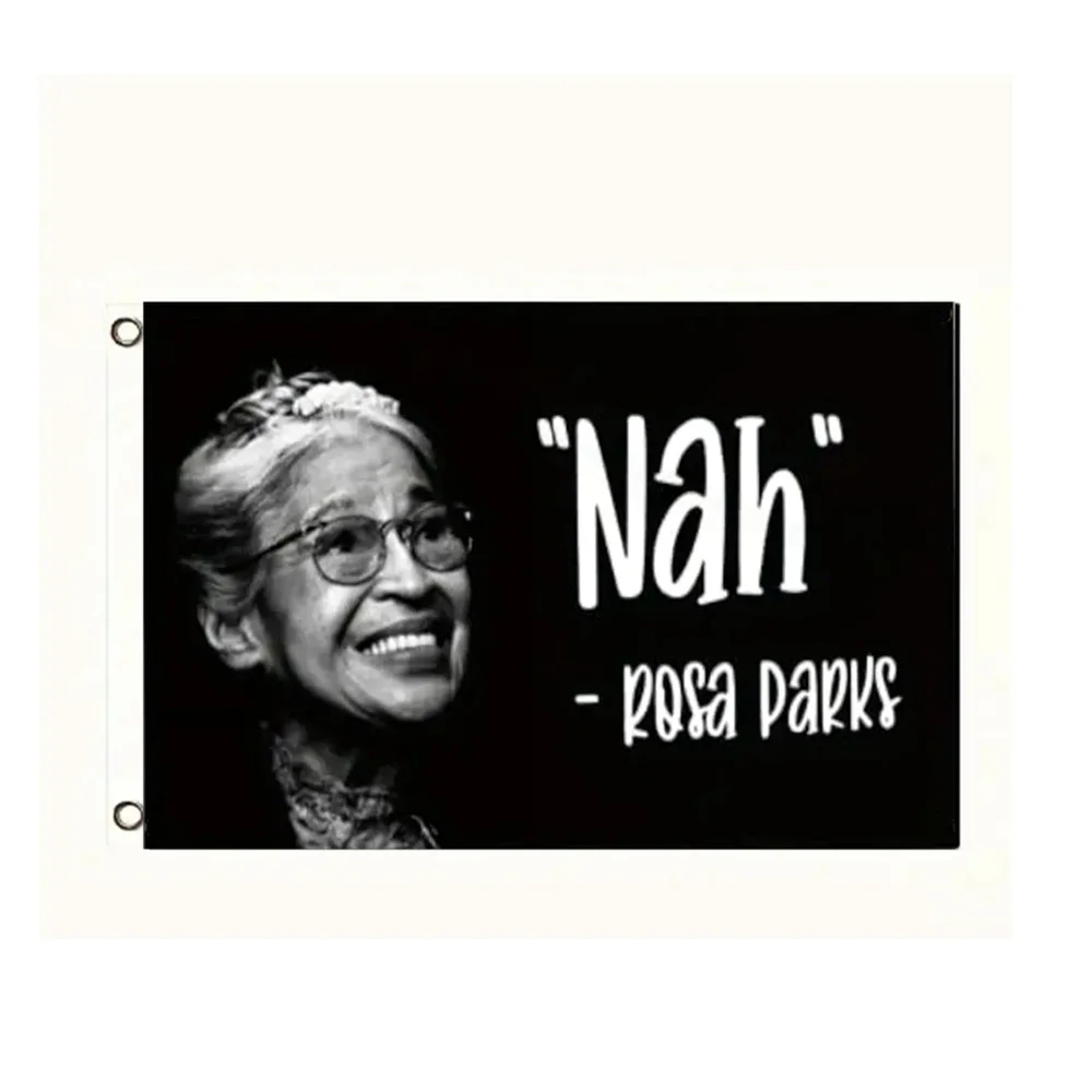 Rosa Parks Flag NAH Flag 3x5ft Civil Rights Activist Banner, Black History Month Decor Polyester for Outdoor Indoor Wall Hanging
Rosa Parks Flag NAH Flag 3x5ft Civil Rights Activist Banner, Black History Month Decor Polyester for Outdoor Indoor Wall Hanging