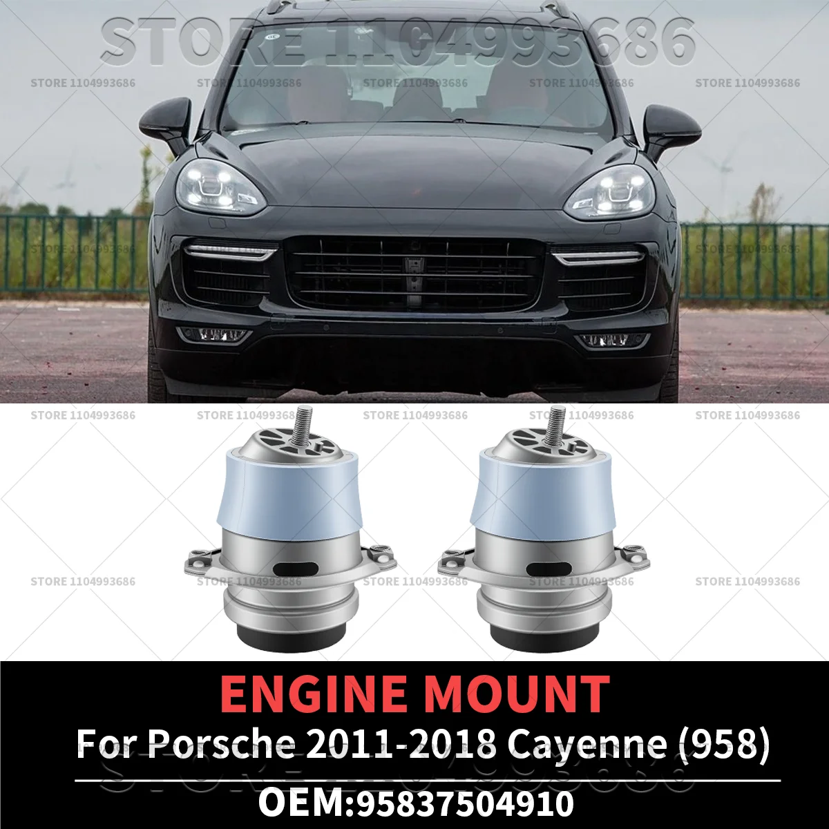 For 2011 2012 2013 2014 2015 2016 2017 2018 Porsche Cayenne 958 Motor Mount Engine Bracket OEM 95837504910 7L6199131A 7L8199131A
For 2011 2012 2013 2014 2015 2016 2017 2018 Porsche Cayenne 958 Motor Mount Engine Bracket OEM 95837504910 7L6199131A 7L8199131A