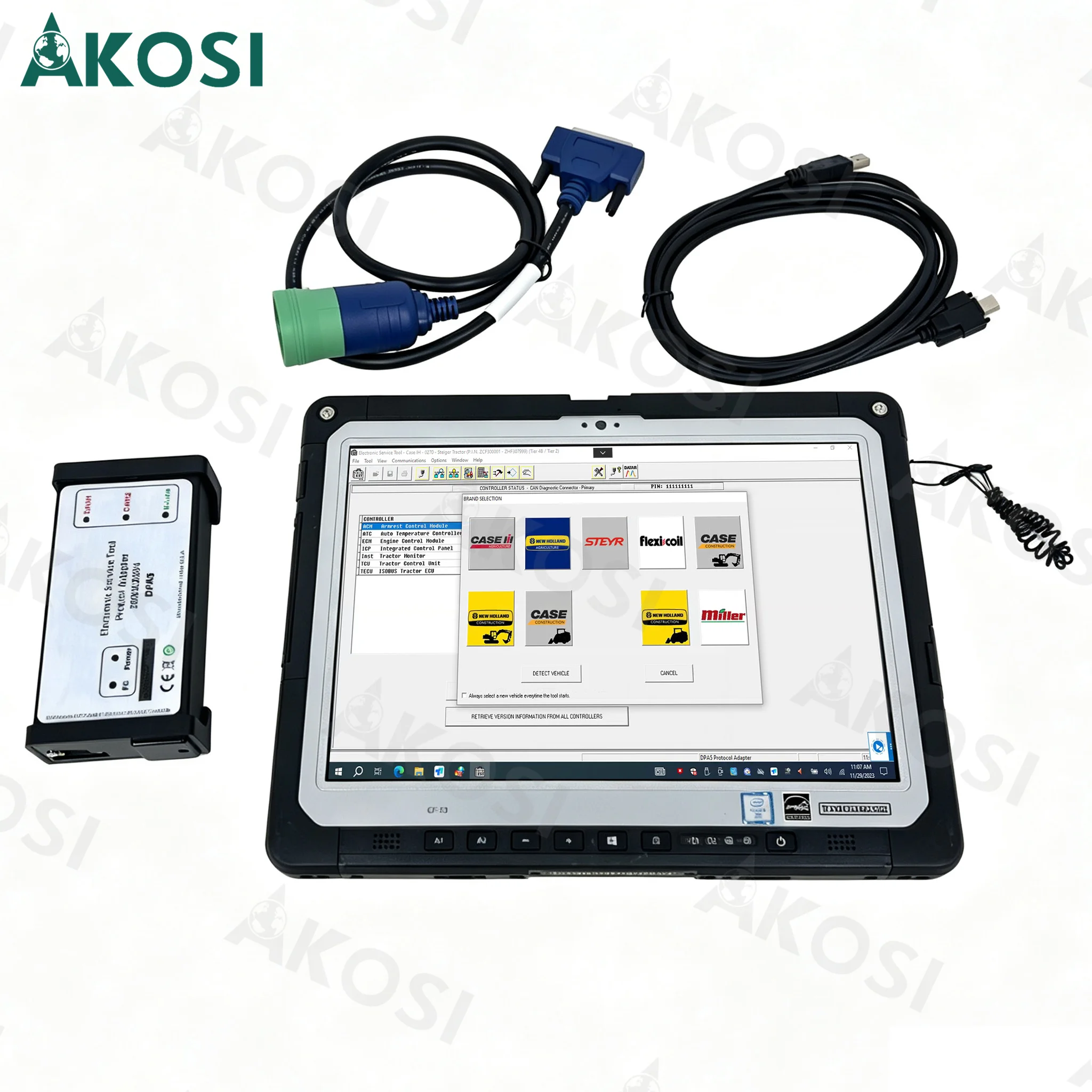 CF33 laptop+ETIM Go and Est 380002884 Diagnostic Kit for New Holland Case Diagnostic Scanner DPA5 est Electronic Service Tool
CF33 laptop+ETIM Go and Est 380002884 Diagnostic Kit for New Holland Case Diagnostic Scanner DPA5 est Electronic Service Tool