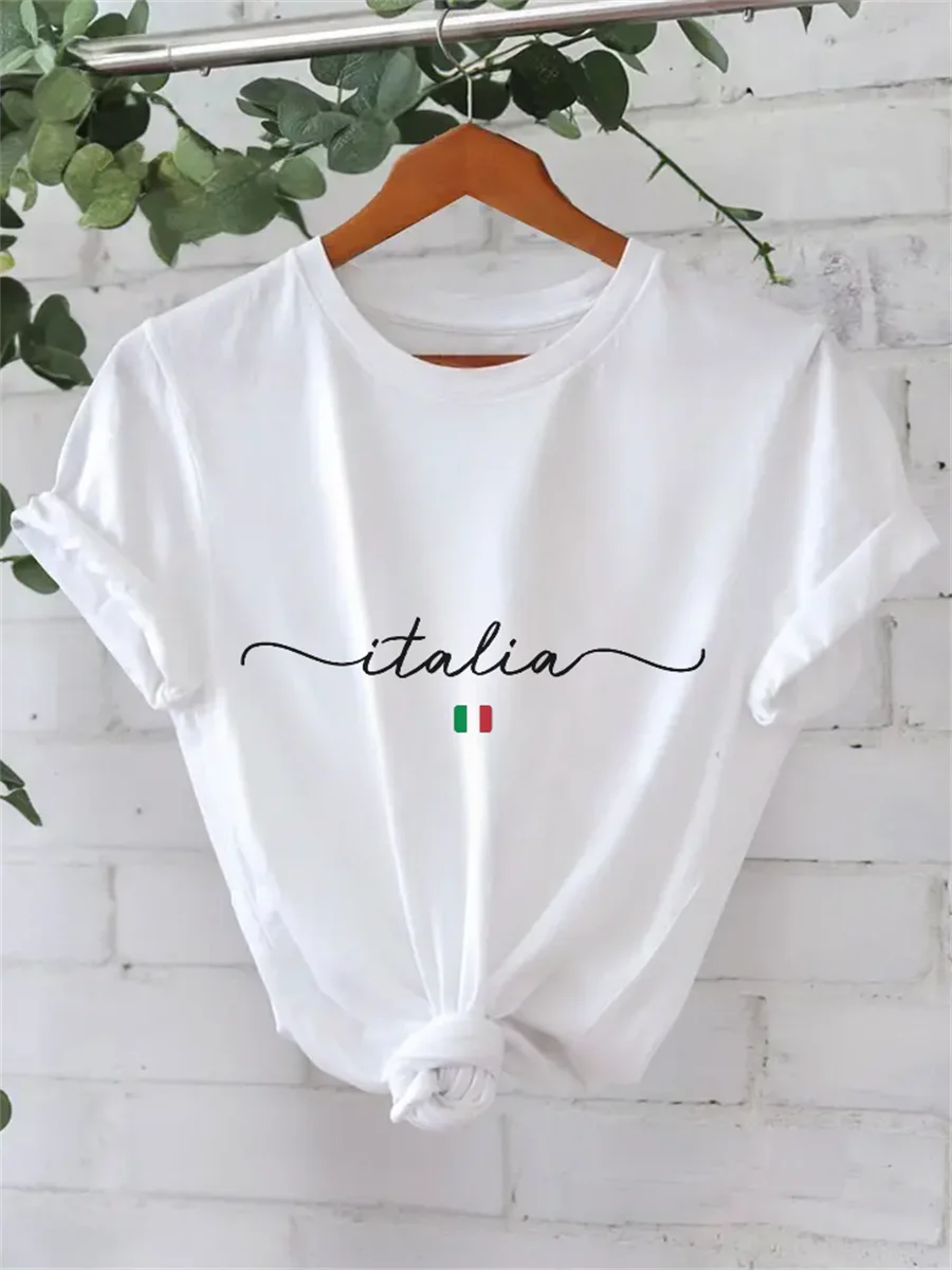 Short Sleeved Fashionable O-Neck Top Pattern Clothing Watercolor Casual Printing White Polyester Fabric Summer Versatile T-Shirt
Short Sleeved Fashionable O-Neck Top Pattern Clothing Watercolor Casual Printing White Polyester Fabric Summer Versatile T-Shirt