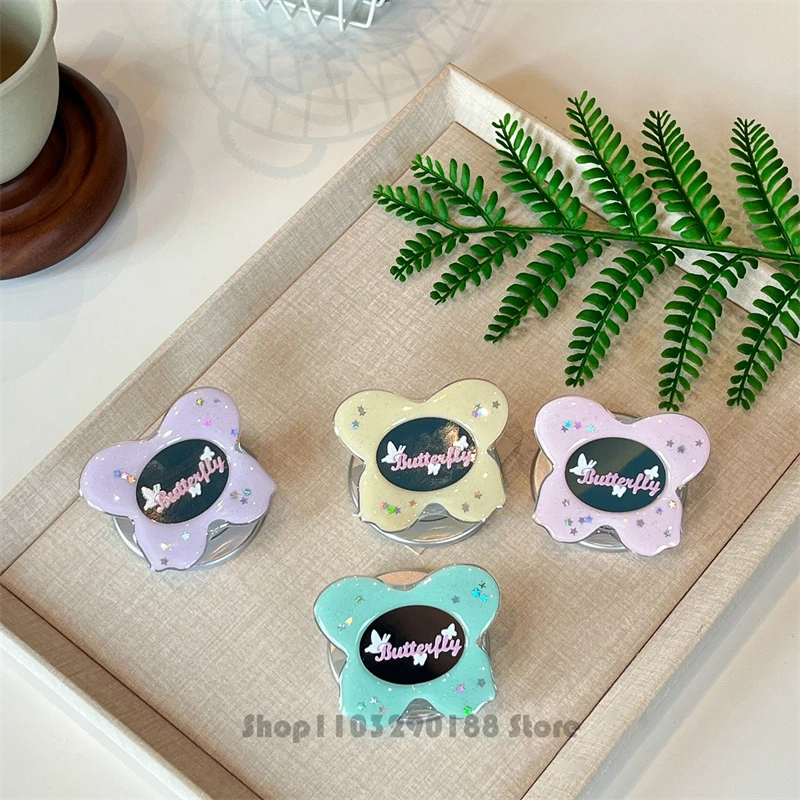 Korean Cute Butterfly Mirror Magnetic Phone Holder Grip Tok Griptok Phone Stand Holder Support For iPhone For Magsafe Smart Tok
Korean Cute Butterfly Mirror Magnetic Phone Holder Grip Tok Griptok Phone Stand Holder Support For iPhone For Magsafe Smart Tok