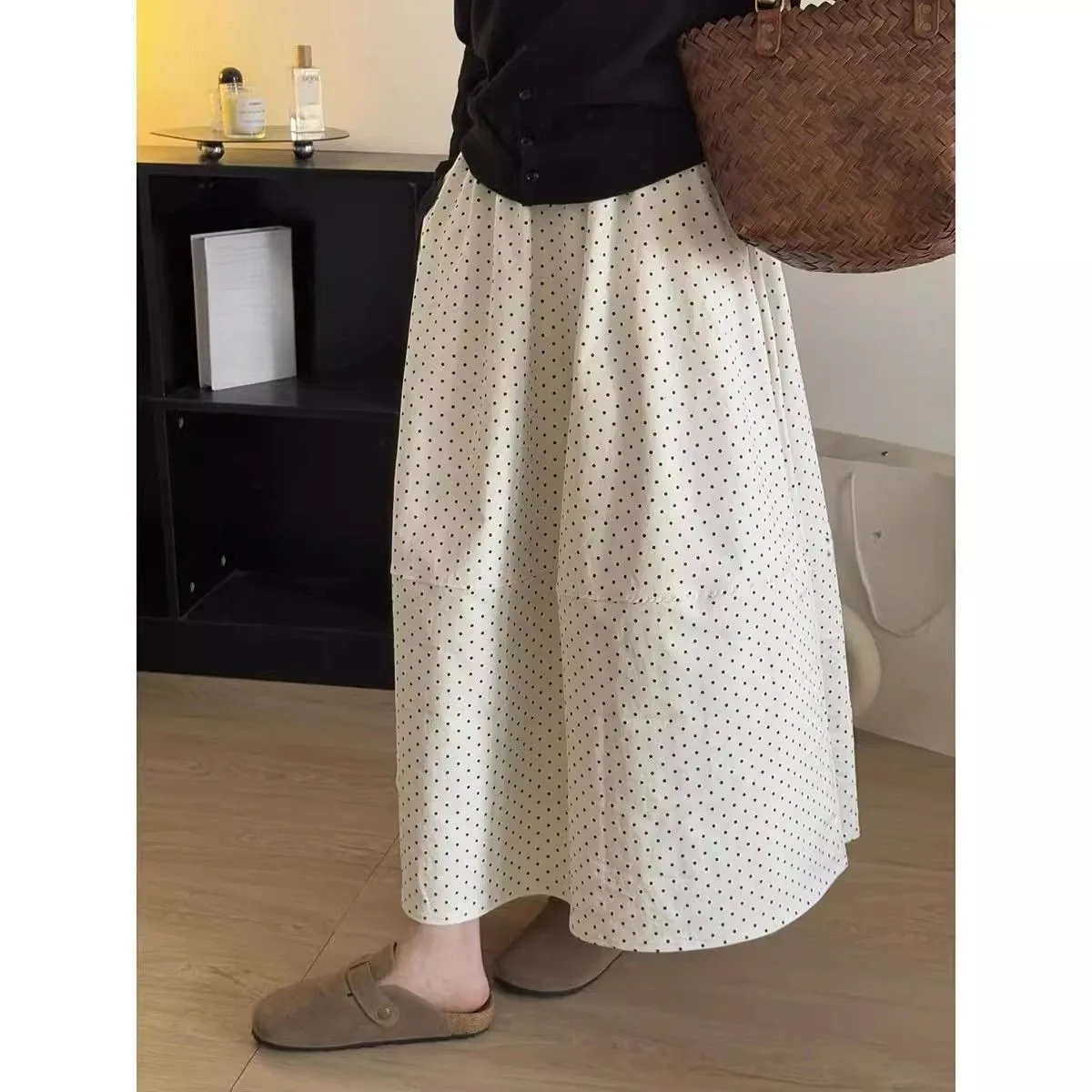 Flowy Floral Print Midi Skirt With Lining For Women French Sweet Style Skirt
Flowy Floral Print Midi Skirt With Lining For Women French Sweet Style Skirt