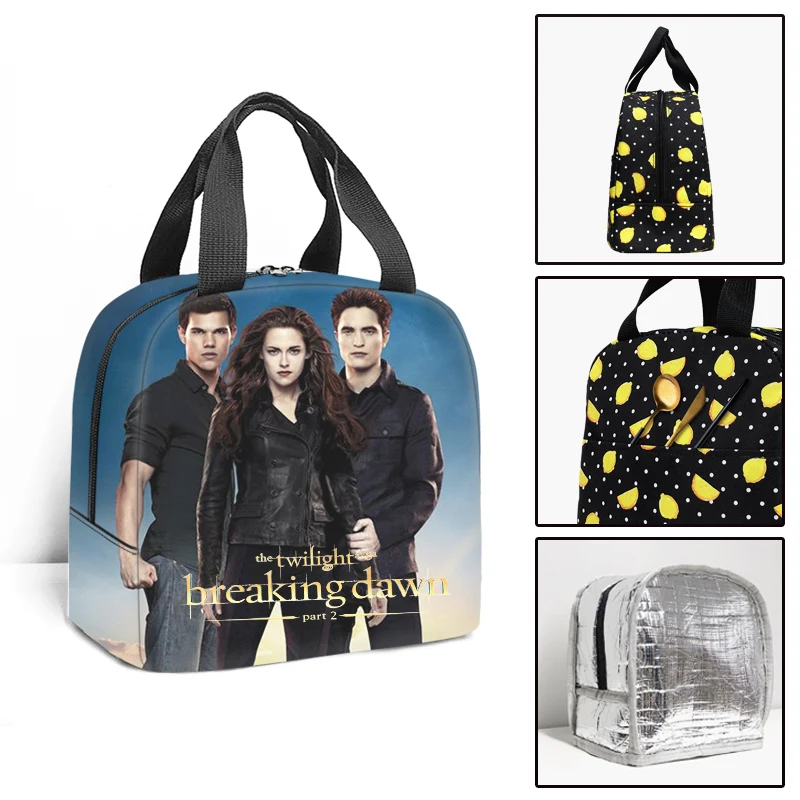 Classic Popular Twilight Student Work Lunchbox Thermal insulation Food Lunch Bag 3D Print Insulated Portable Handbags Ice Bags
Classic Popular Twilight Student Work Lunchbox Thermal insulation Food Lunch Bag 3D Print Insulated Portable Handbags Ice Bags