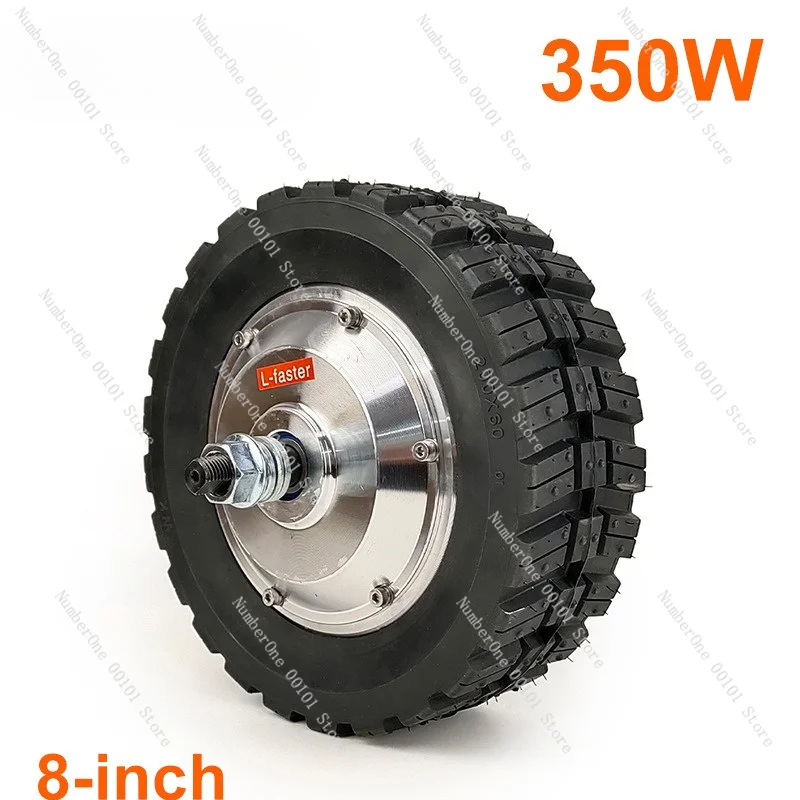 350w 8inch low speed brushless hub gear motor wheel off-road tire width 70mm high torque for cart
350w 8inch low speed brushless hub gear motor wheel off-road tire width 70mm high torque for cart