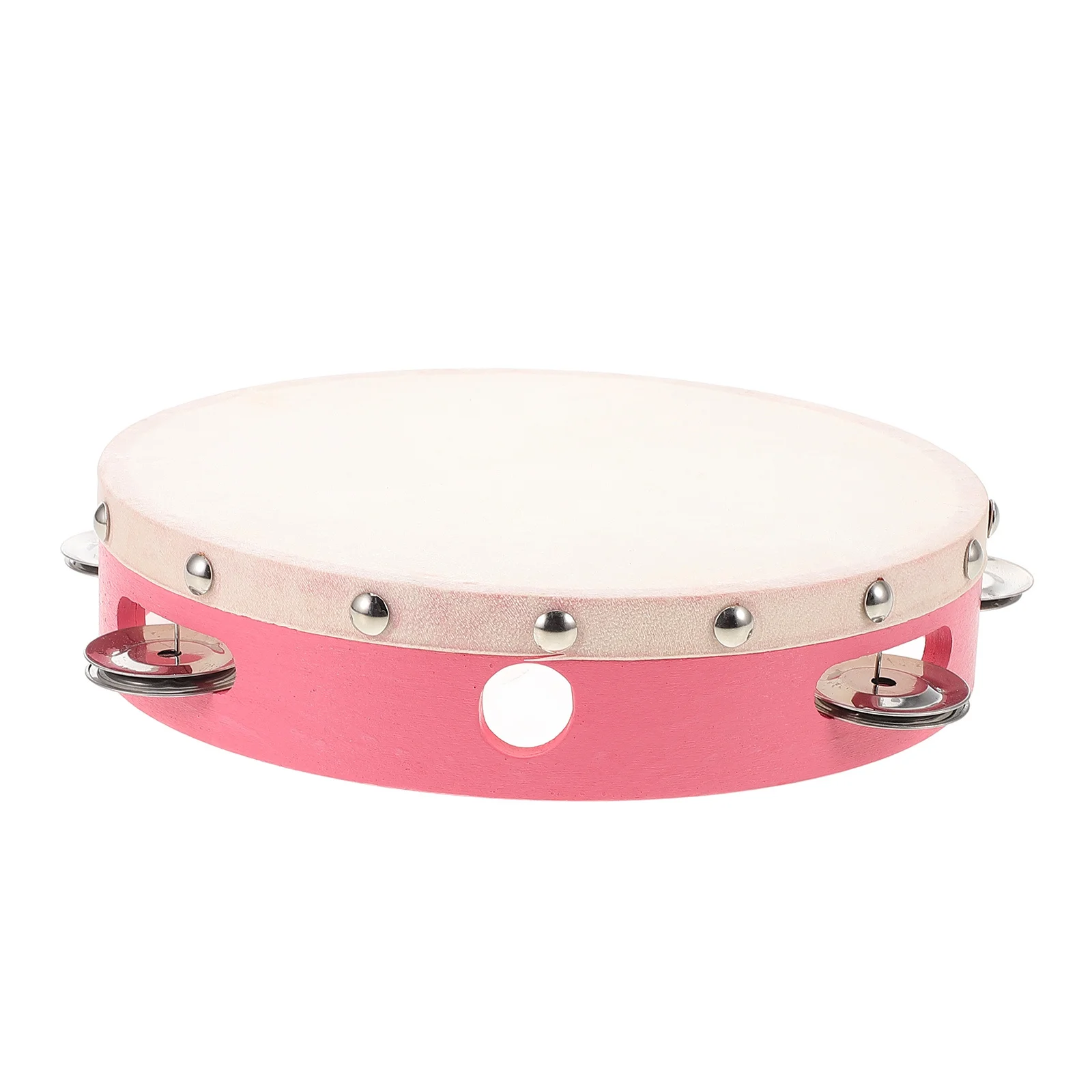 Pink Tambourine Musical Instrument Handheld Ergonomic Design Loud Melodious Sound Party Performance Instrument
Pink Tambourine Musical Instrument Handheld Ergonomic Design Loud Melodious Sound Party Performance Instrument