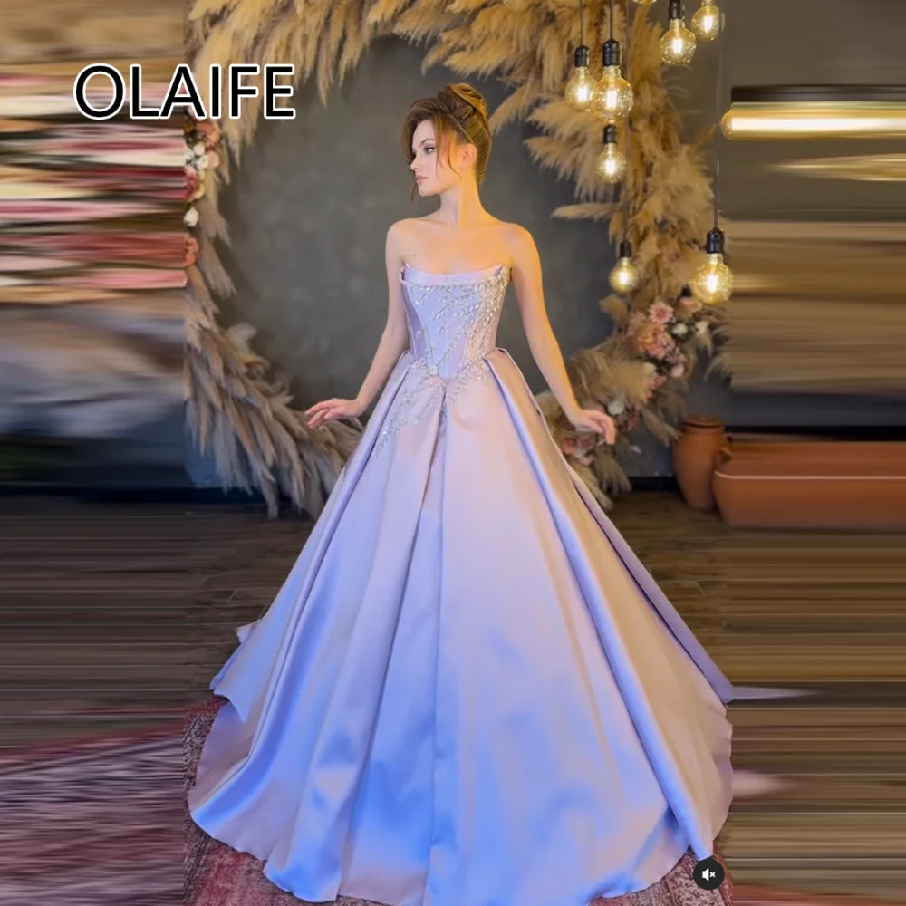 Princess Strapless Satin Special Occasion Prom Party Dress Ball Gown Backless Evening Dress with Sequins Lace Court Customzied
Princess Strapless Satin Special Occasion Prom Party Dress Ball Gown Backless Evening Dress with Sequins Lace Court Customzied