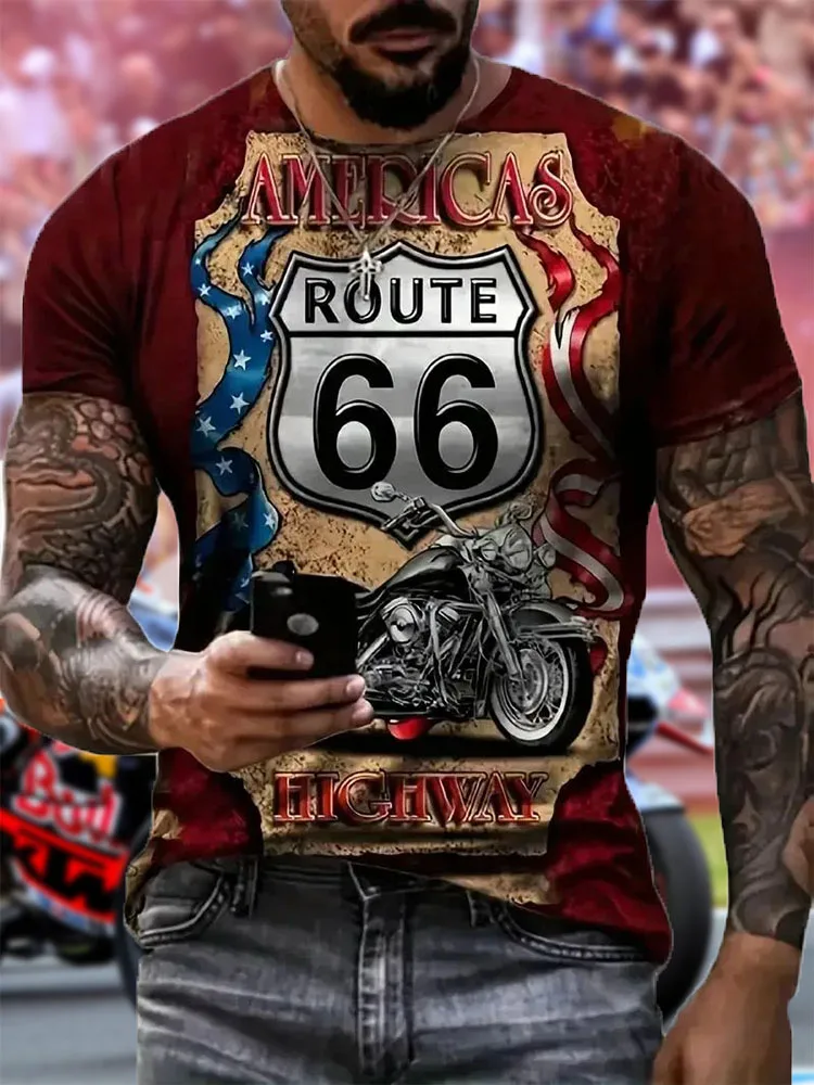 Men's Summer 3D Motorcycle Print Quick-Drying T-Shirt, 100% Polyester, Breathable, Cycling Culture Shirt
Men's Summer 3D Motorcycle Print Quick-Drying T-Shirt, 100% Polyester, Breathable, Cycling Culture Shirt