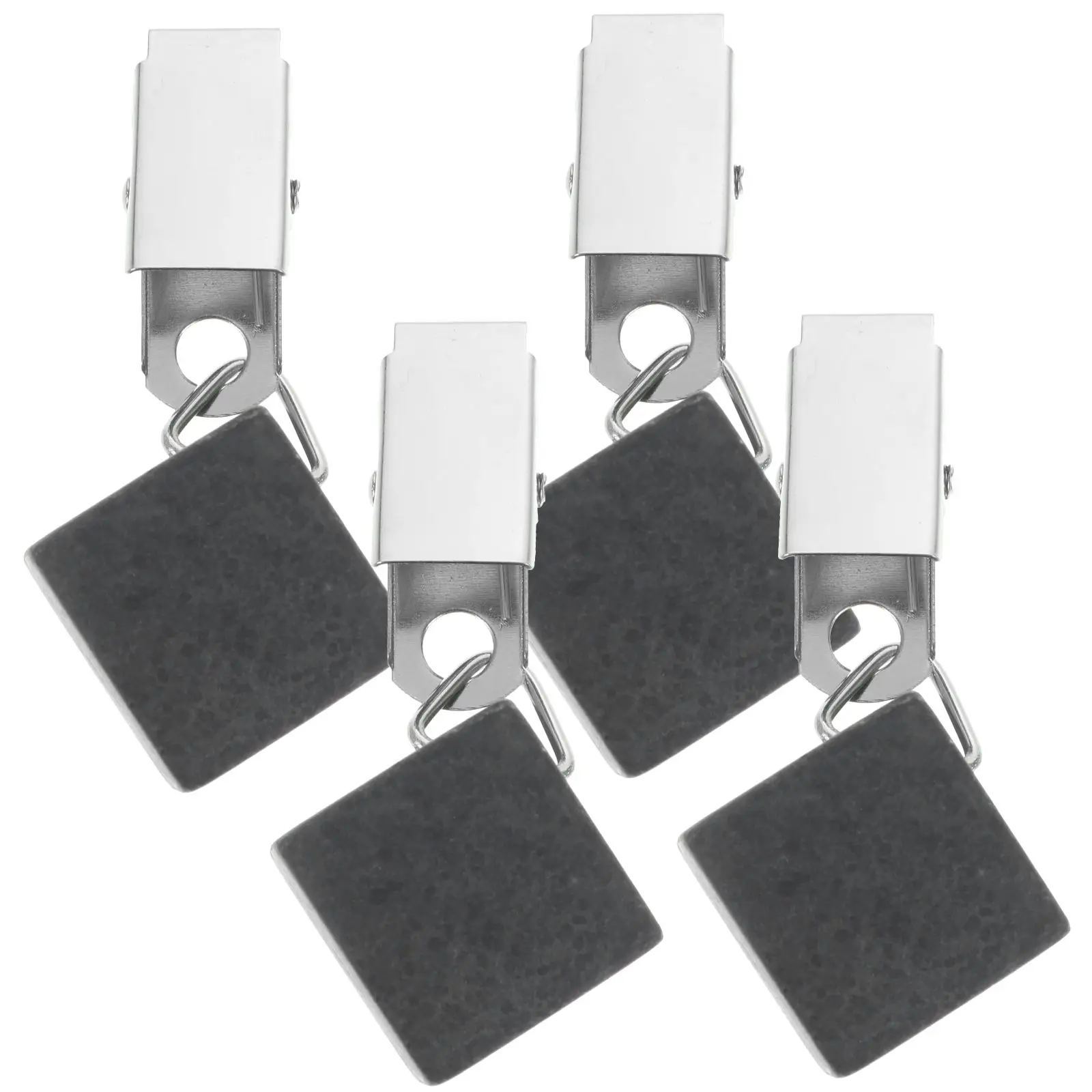 4 Pcs Tablecloth Weight Clip Pendants Outdoor Foldable Gazebo Curtain Hooks Cover Replaceable Weights
4 Pcs Tablecloth Weight Clip Pendants Outdoor Foldable Gazebo Curtain Hooks Cover Replaceable Weights