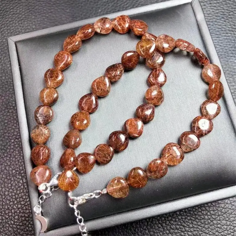 S925Natural Copper Rutilated Quartz Heart Bracelet Crystal Reiki Gemstone Fashion Jewelry Fengshui Women Healing Gift 1pcs
S925Natural Copper Rutilated Quartz Heart Bracelet Crystal Reiki Gemstone Fashion Jewelry Fengshui Women Healing Gift 1pcs