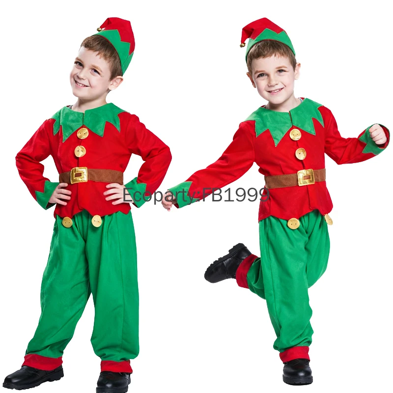 Новый детский рождественский карнавальный костюм эльфа для мальчиков и девочек, комплект одежды Санта-Клауса для ролевых игр, детское рождественское карнавальное праздничное платье
Новый детский рождественский карнавальный костюм эльфа для мальчиков и девочек, комплект одежды Санта-Клауса для ролевых игр, детское рождественское карнавальное праздничное платье