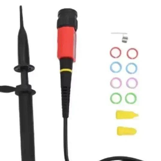 P4100 P6100 Высоковольтный осциллографный зонд 100:1 2 кВ 100 МГц 100X безопасный разъем BNC для регулируемого затухания осциллографа
P4100 P6100 Высоковольтный осциллографный зонд 100:1 2 кВ 100 МГц 100X безопасный разъем BNC для регулируемого затухания осциллографа