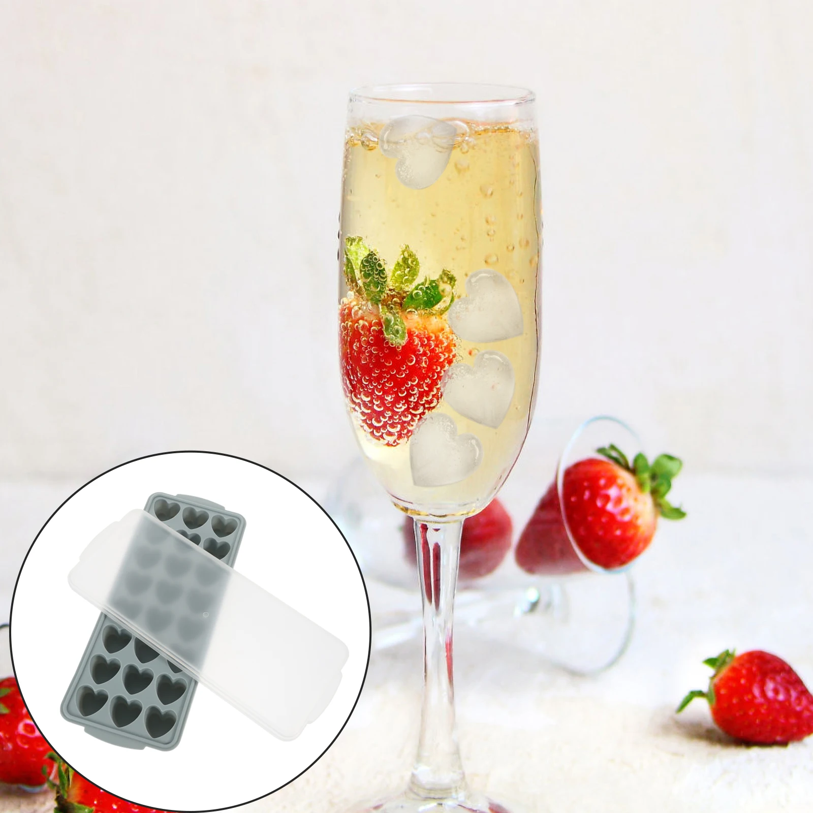 Heart Shaped Cube Tray Silicone Mold Kitchen Household Freezer Maker Reusable Seal Lid Included Ice Molds Diy Maker Machine
Heart Shaped Cube Tray Silicone Mold Kitchen Household Freezer Maker Reusable Seal Lid Included Ice Molds Diy Maker Machine
