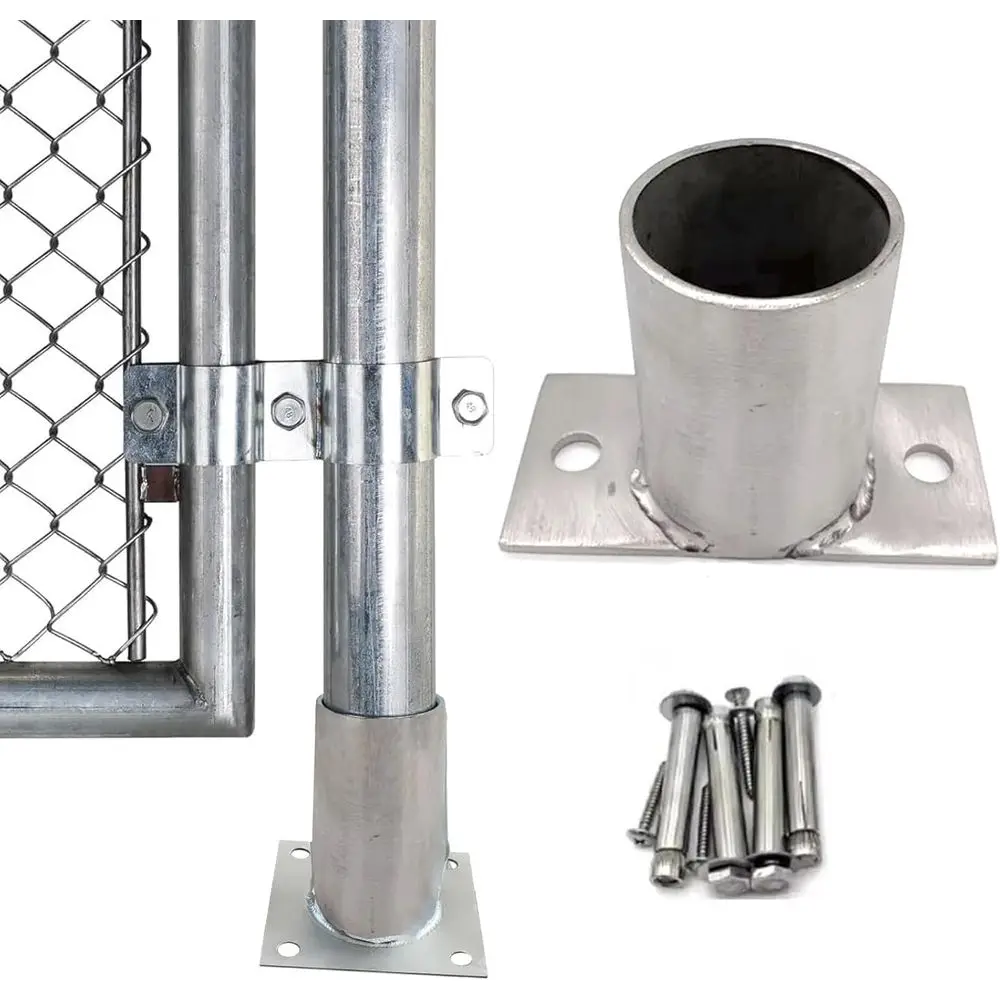 Sturdy Fence Post Anchors with Screw Kits, 4-Pack 2 Diameter Post Base Covers for Light Posts and Mailboxes
Sturdy Fence Post Anchors with Screw Kits, 4-Pack 2 Diameter Post Base Covers for Light Posts and Mailboxes