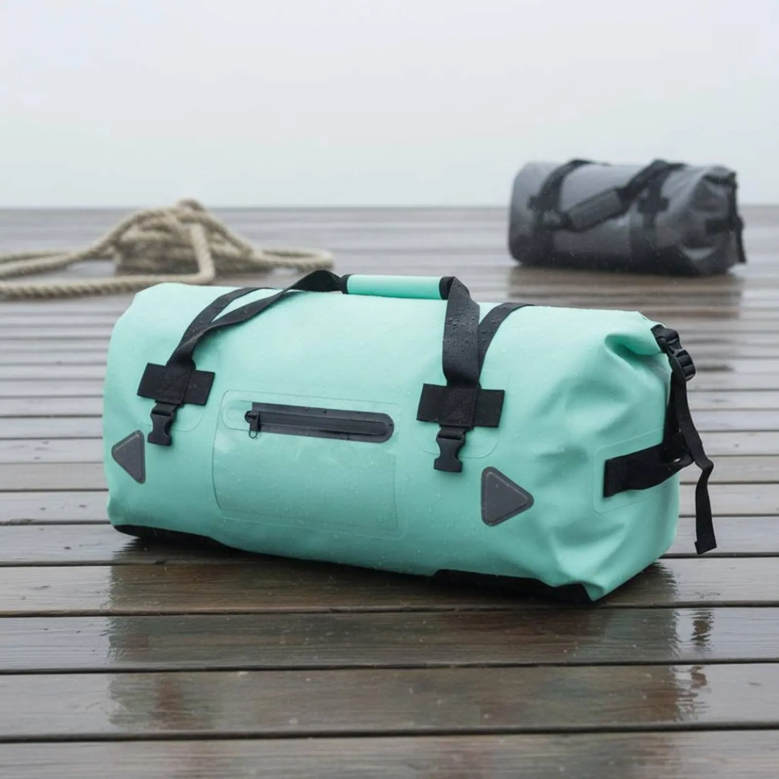 PVC Outdoor Gear Bag Versatile Waterproof Duffel Bag Sturdy Duty Reflective Strips for Motorcyclists, Camping, Boating
PVC Outdoor Gear Bag Versatile Waterproof Duffel Bag Sturdy Duty Reflective Strips for Motorcyclists, Camping, Boating
