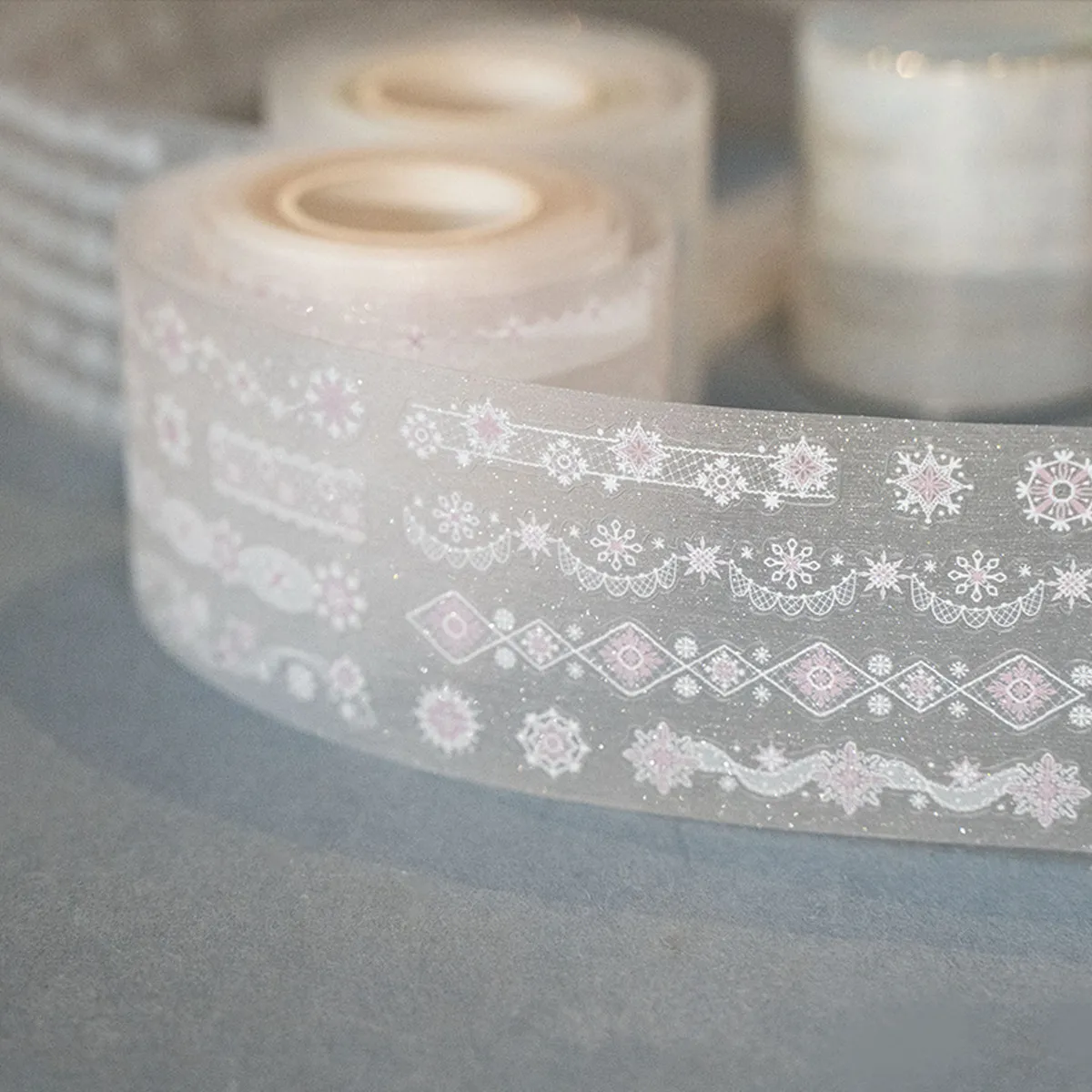 Кружевная высеченная наклейка в виде снежинки, рулонная лента для домашних животных, блокноты «Снежный сезон»
Кружевная высеченная наклейка в виде снежинки, рулонная лента для домашних животных, блокноты «Снежный сезон»